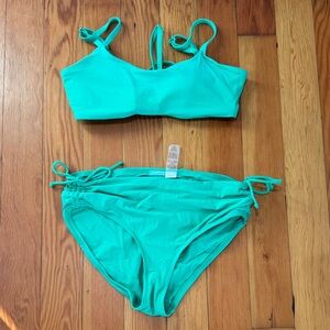 CALIA by Carrie Underwood Green Bikini Set